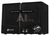 339881 Колонки Оклик OK-126 2.0 черный 6Вт