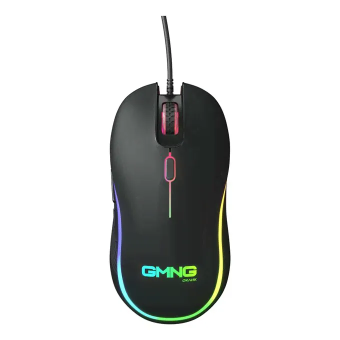 Мышь Оклик GMNG 723GM оптическая черная 3200dpi USB 6but-0