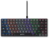Клавиатура Оклик K615X механическая серый/серебристый USB slim Multimedia for gamer LED (1934413)